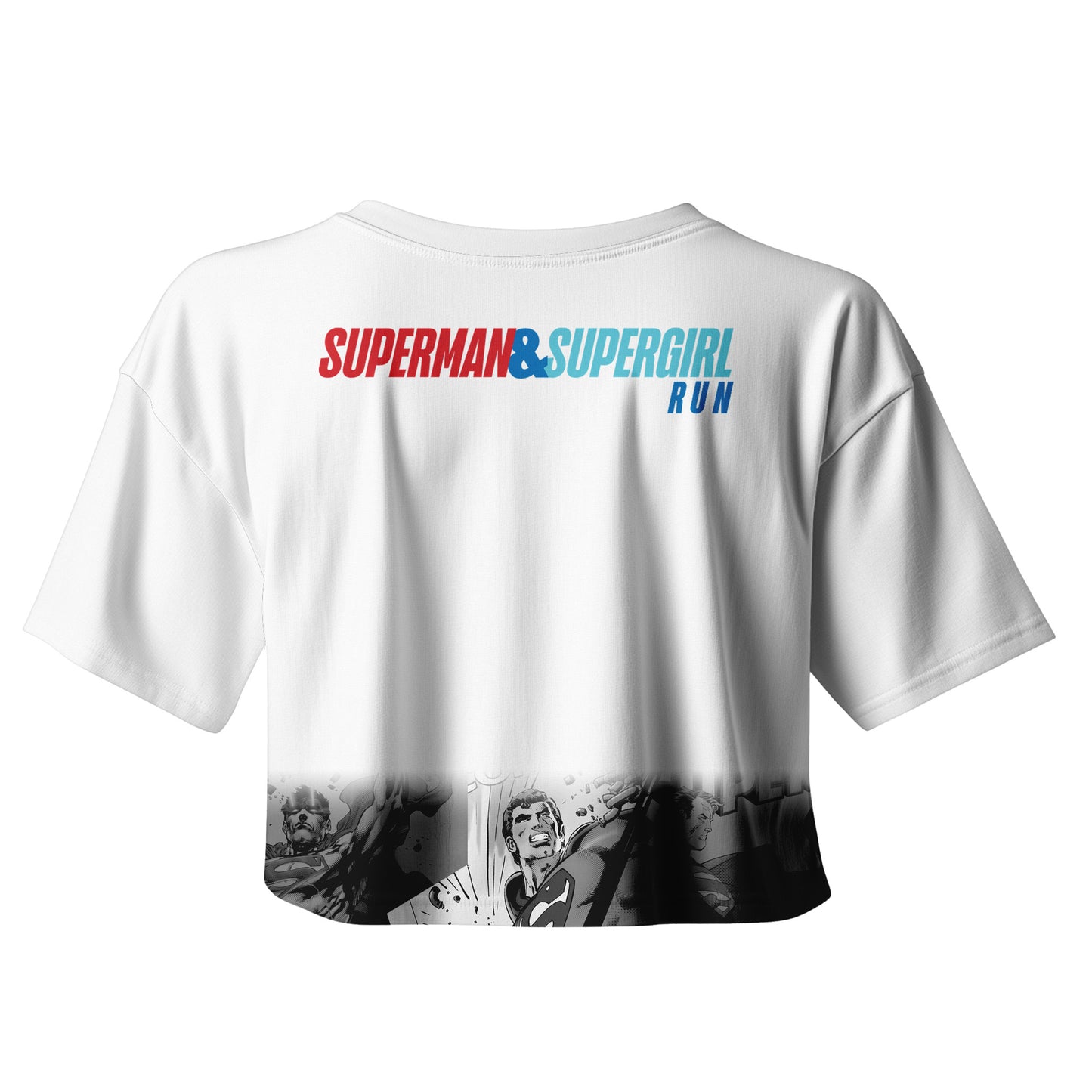 CROP TOP BLANCO SUPERMAN DAMA