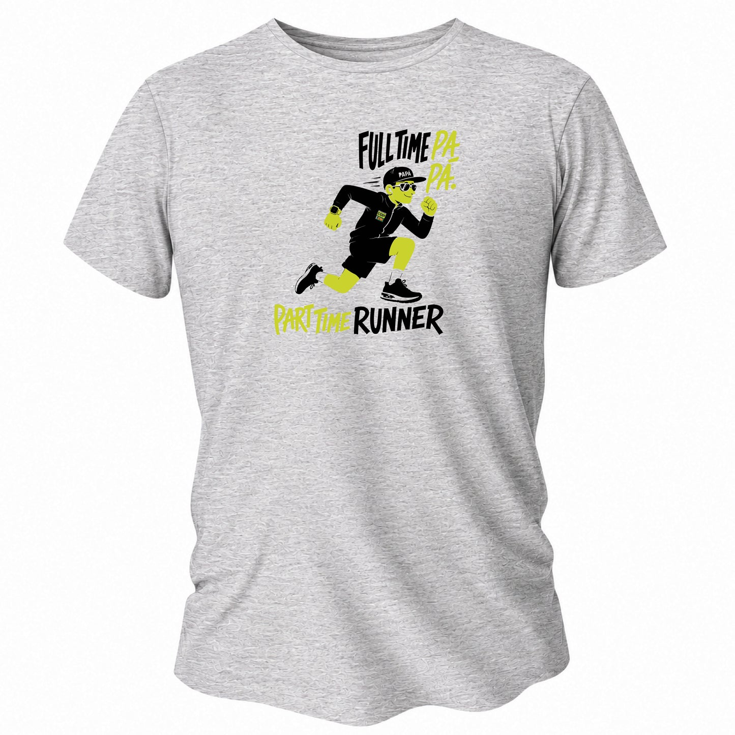 PLAYERA FULL TIME GRIS CLARO DÍA DEL PADRE CABALLERO