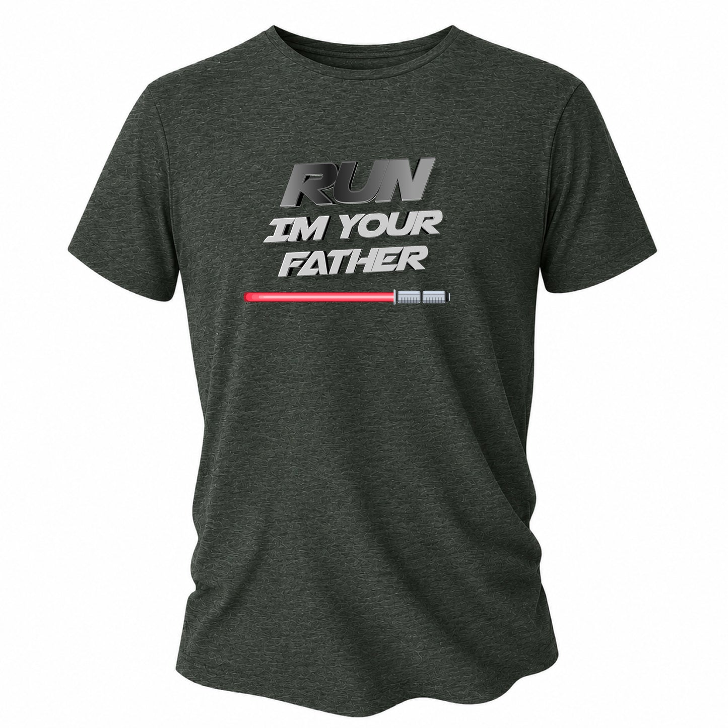 PLAYERA RUN GRIS OSCURO DÍA DEL PADRE CABALLERO
