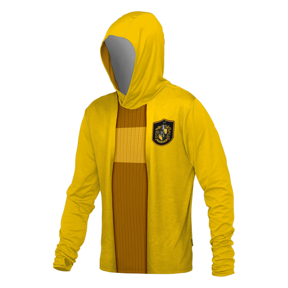 SUDADERA LIGERA HUFFLEPUFF AMARILLA CABALLERO