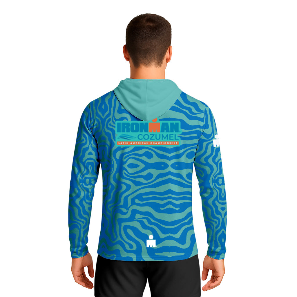 LIGHT HOODIE ACID BLUE COZUMEL 2026 MAN
