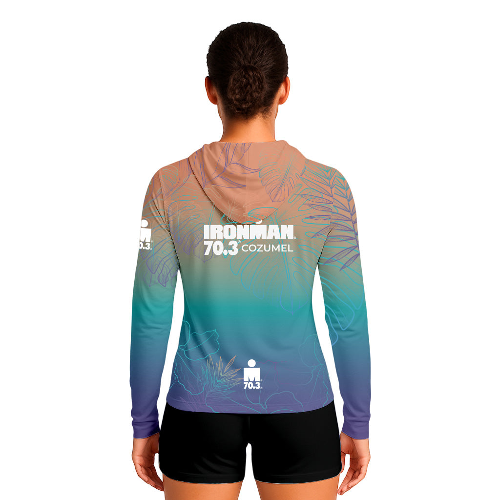 PEACH LIGHT HOODIE IM 70.3 COZUMEL 2026 WOMAN