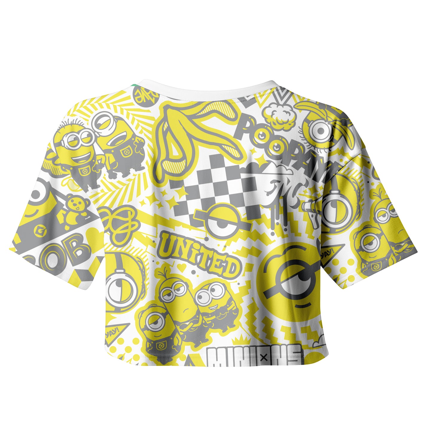 CROP TOP MINION AMARILLO DAMA