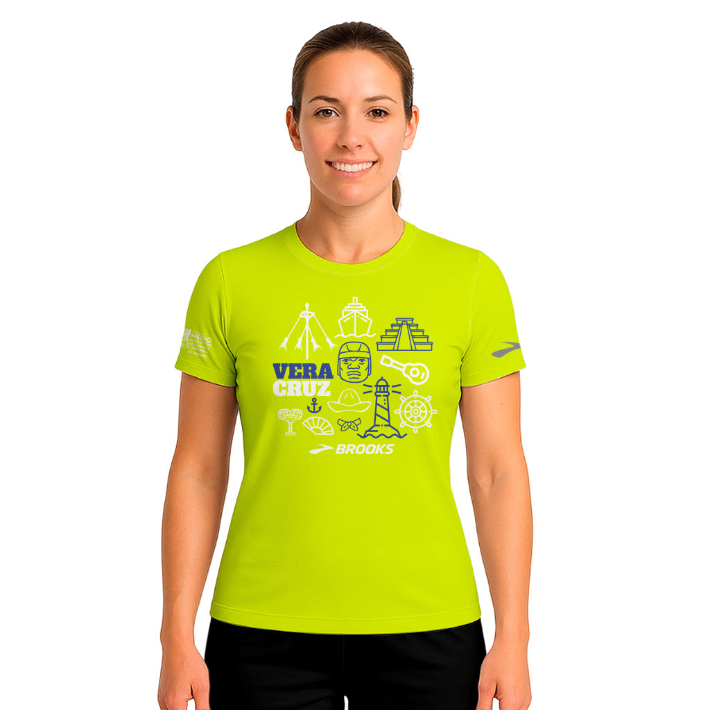 PLAYERA ALGODON NEON 21K VERACRUZ DAMA