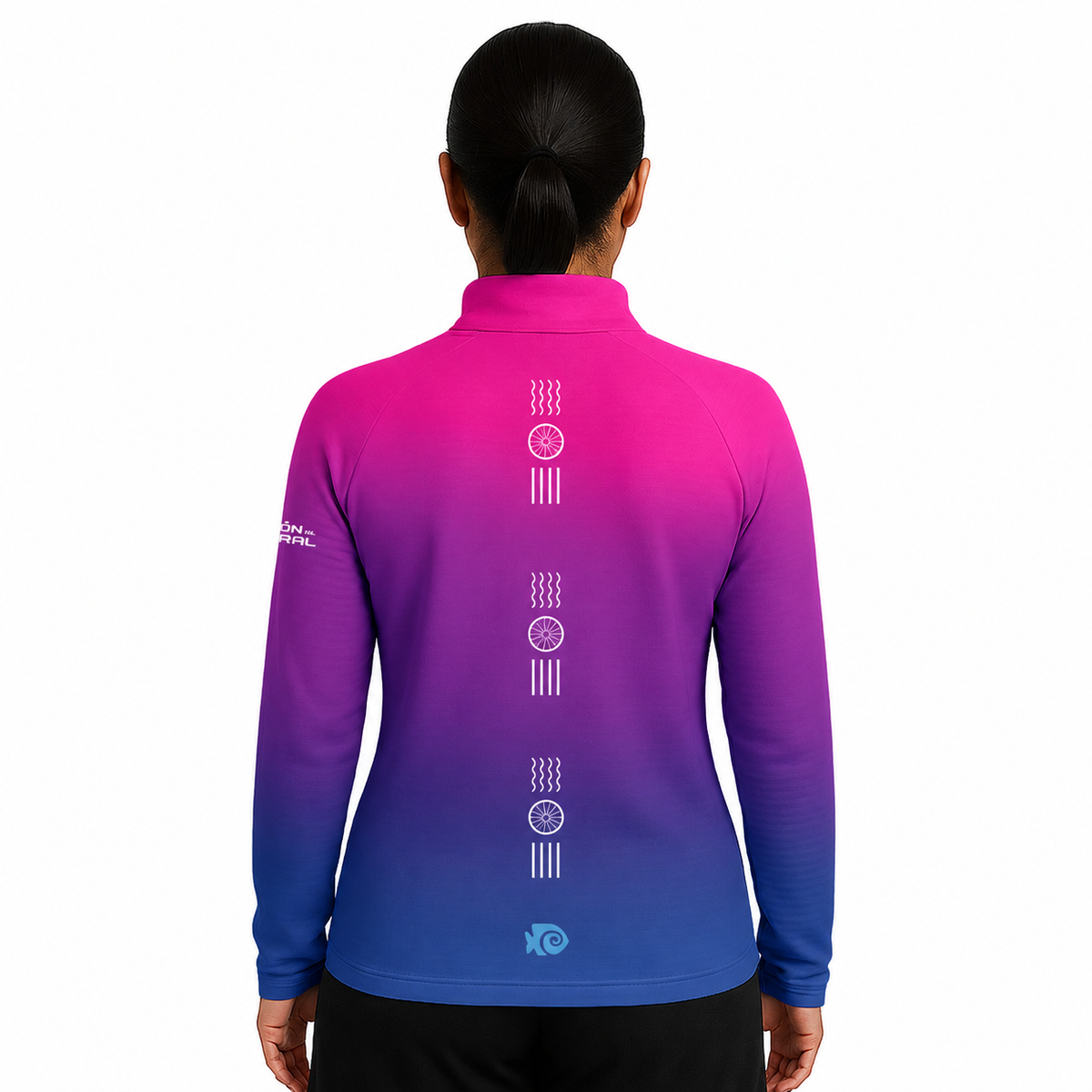 SUDADERA LIGERA XEL-HA MORADO DAMA