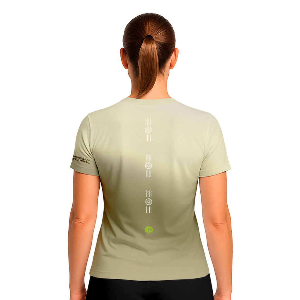TECH TEE XEL-HA VERDE DAMA