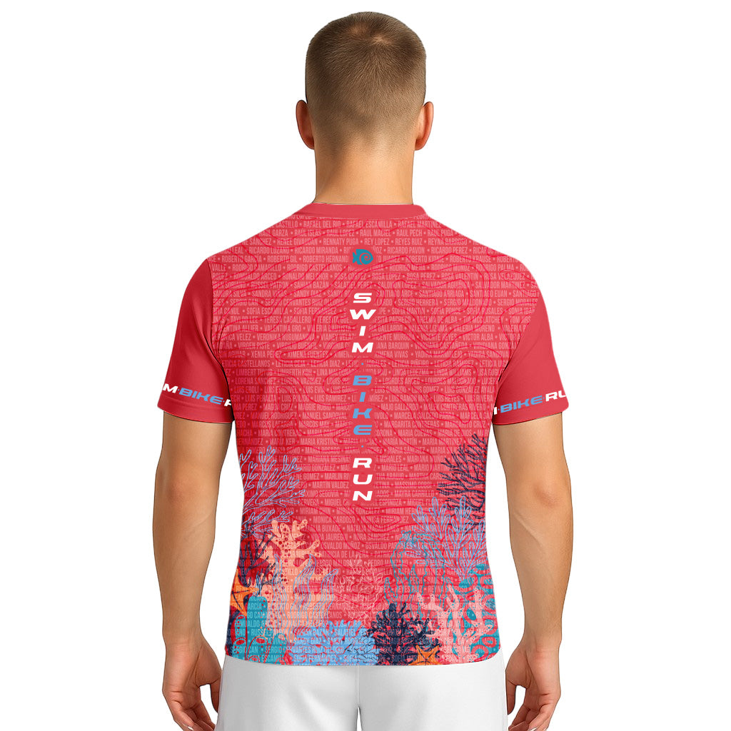 TECH TEE XEL-HA ROSA CABALLERO