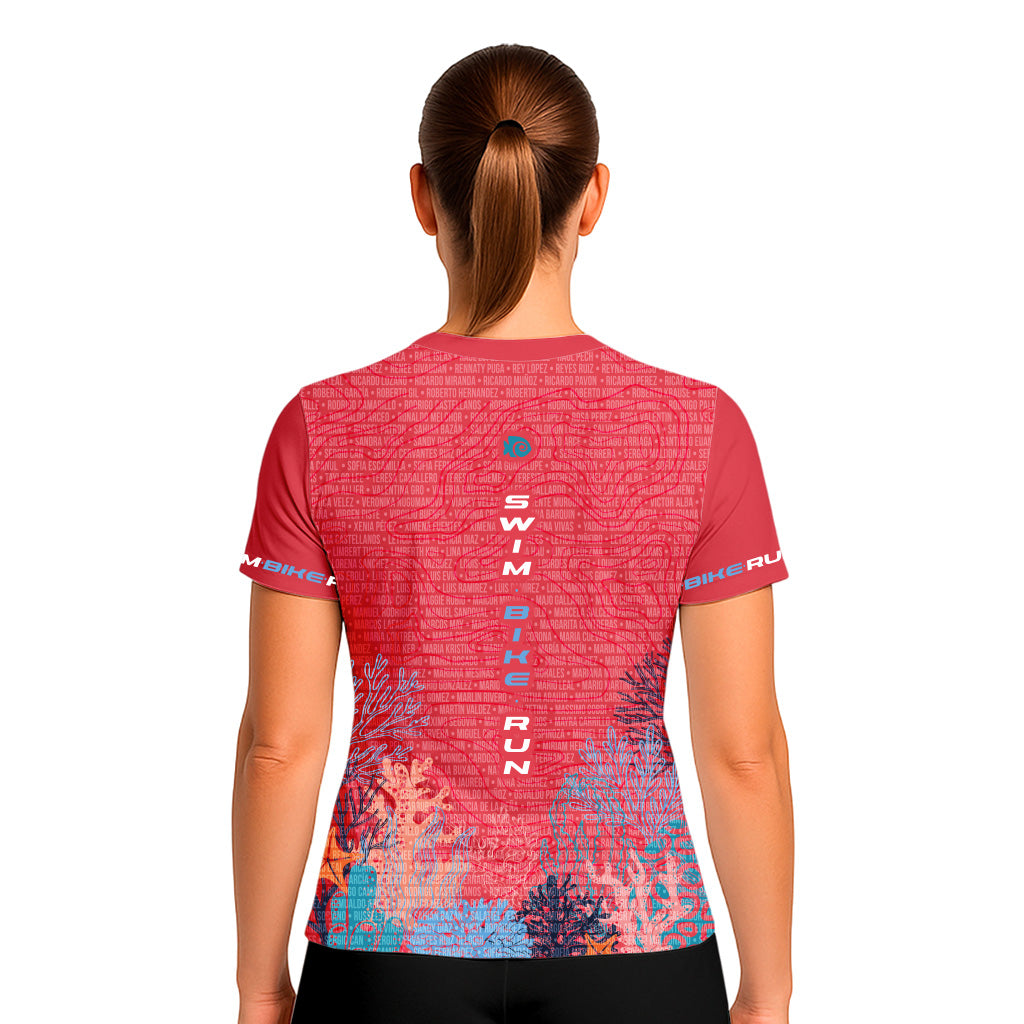 TECH NOMBRES TEE XEL-HA ROSA DAMA