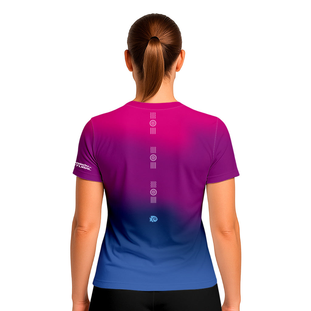 TECH TEE XEL-HA MORADO DAMA