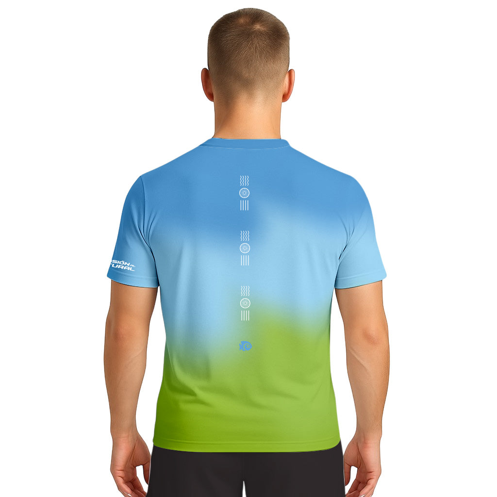 TECH TEE XEL-HA AZUL CABALLERO