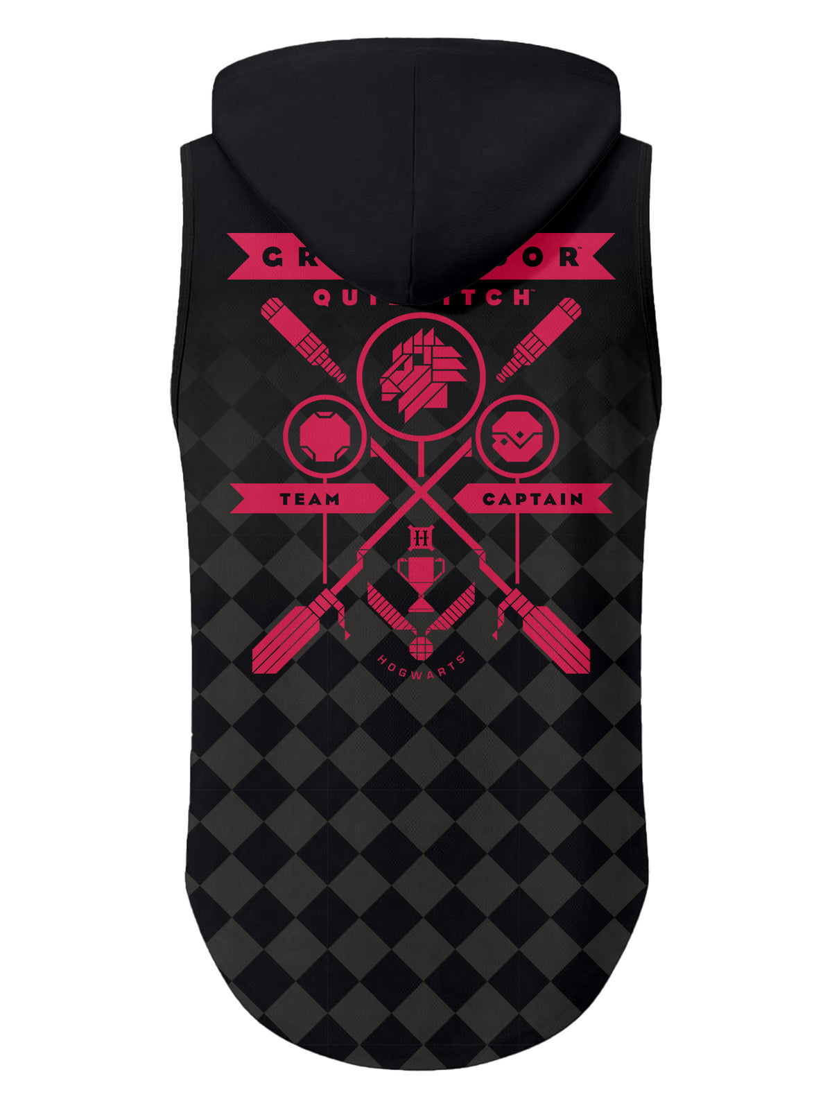 TANK CON GORRO CABALLERO NEGRA GRYFFINDOR