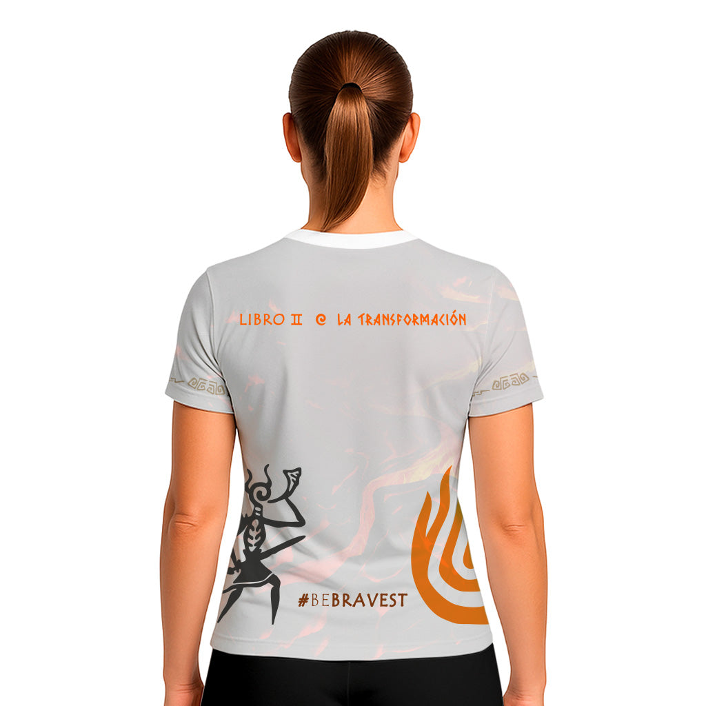 TECH TEE BLANCA BRAVEST LIBRO II WOMEN