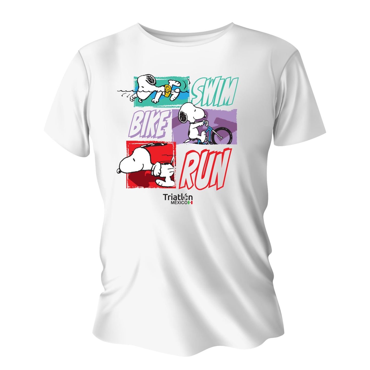 PLAYERA BLANCA ALGODON SNOOPY SBR CABALLERO