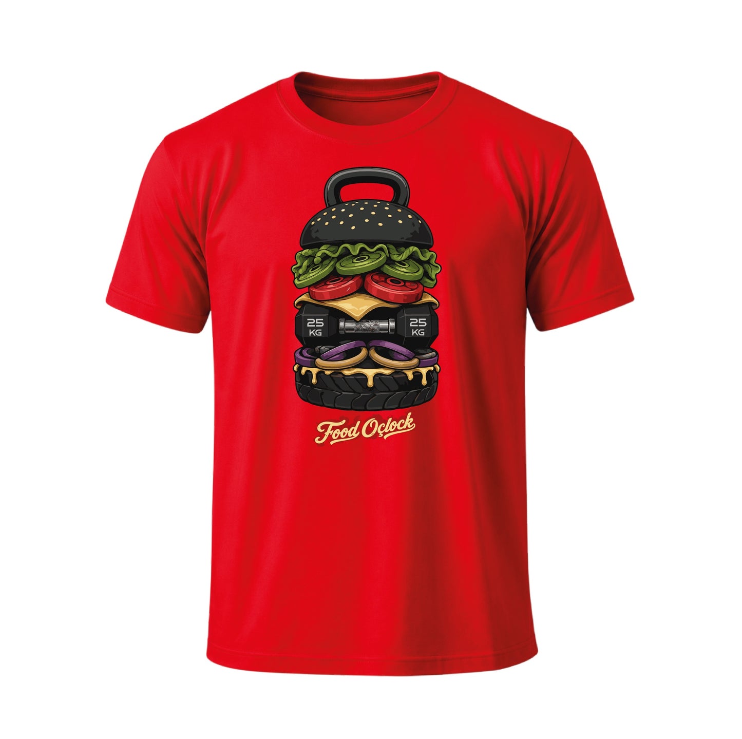 GRAPHIC TEE – BURGER GAINS DAMA