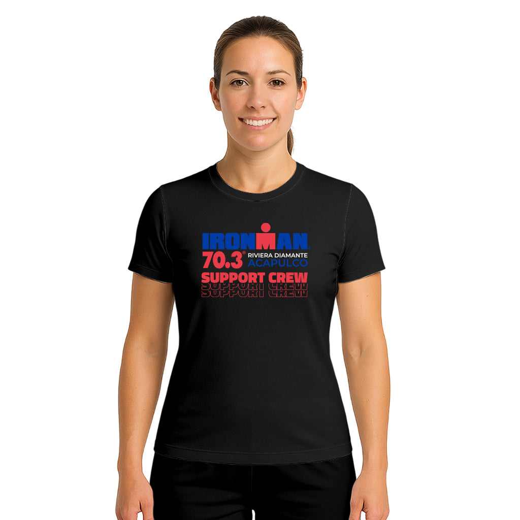 COTTON T-SHIRT SUPPORT CREW ACAPULCO WOMAN