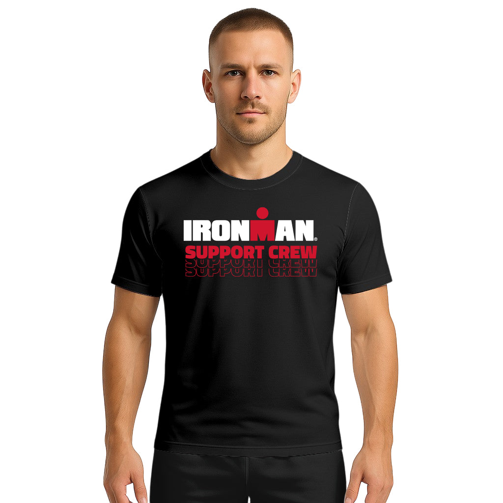 COTTON T-SHIRT SUPPORT CREW IRONMAN MAN