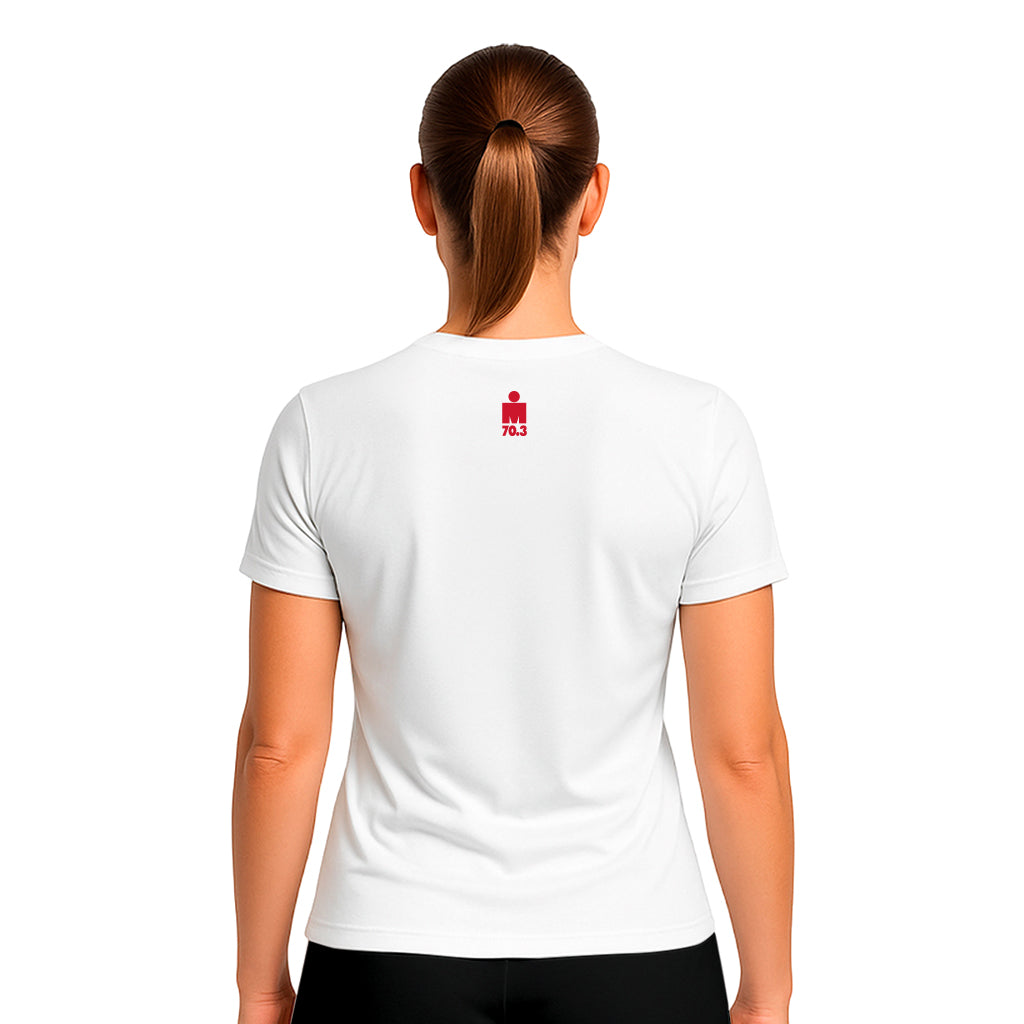 COTTON T-SHIRT NEWSPAPER COZUMEL WOMAN