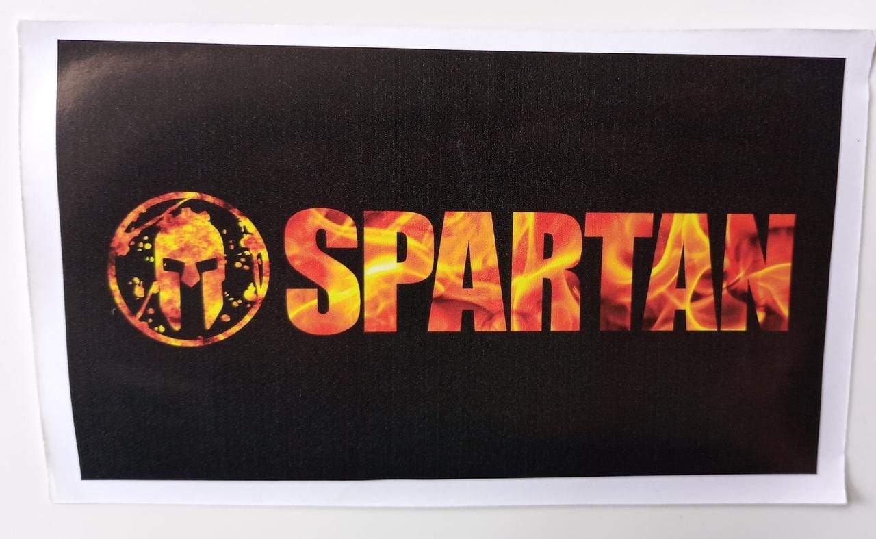 STICKER ESPARTAN FUEGO