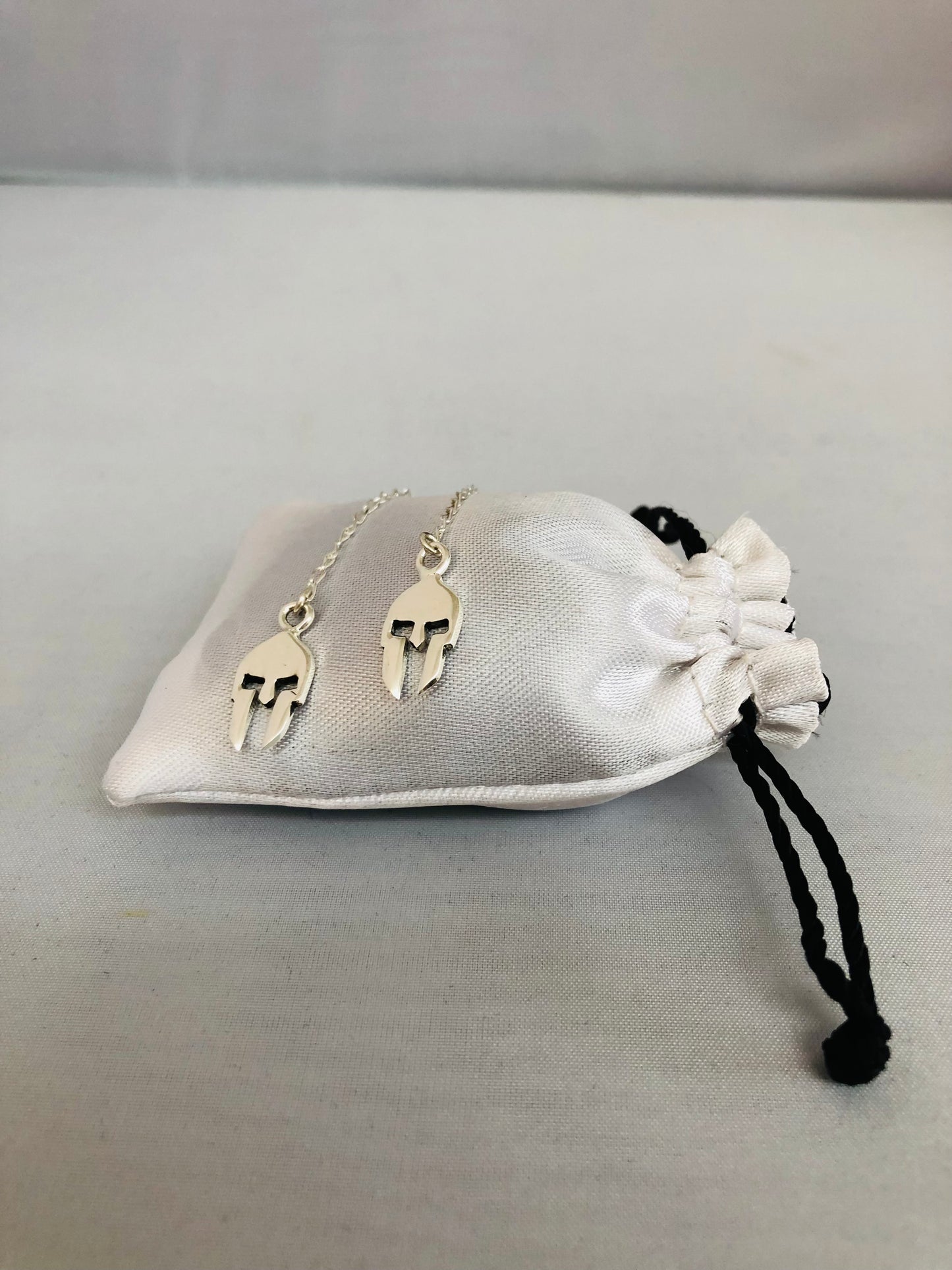 Aretes Colgantes Baño de Plata