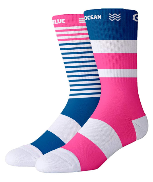 Pink Blue Sock
