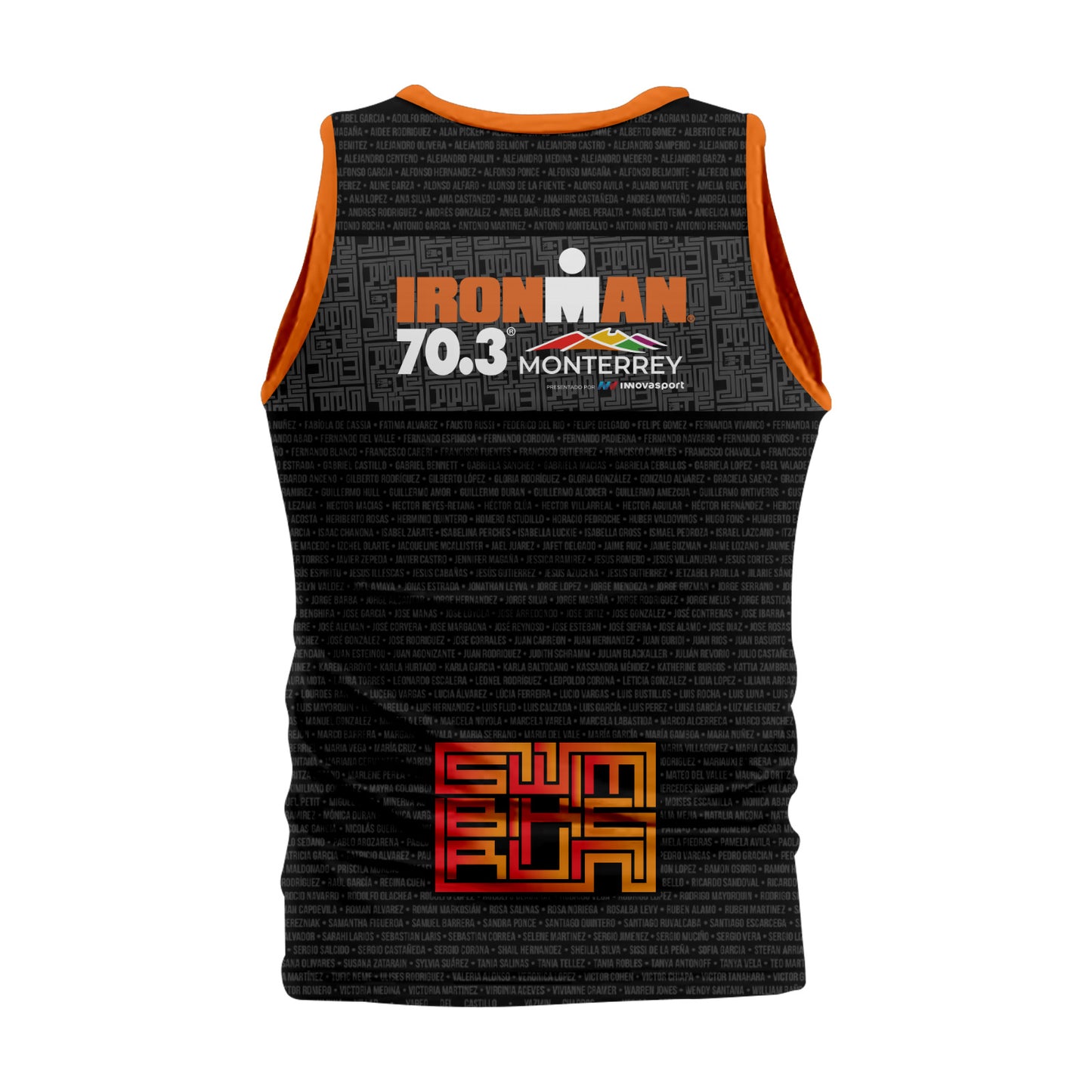 Tech Tank Names Women IM 70.3 Monterrey 2025 Black