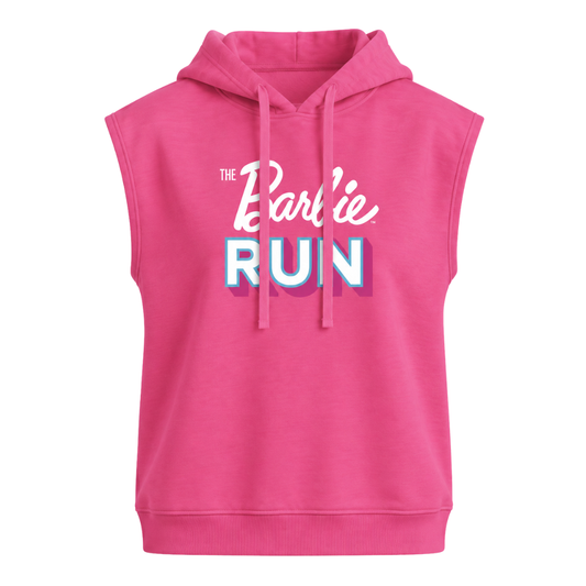 HOODIE SIN MANGAS ROSA BARBIE RUN