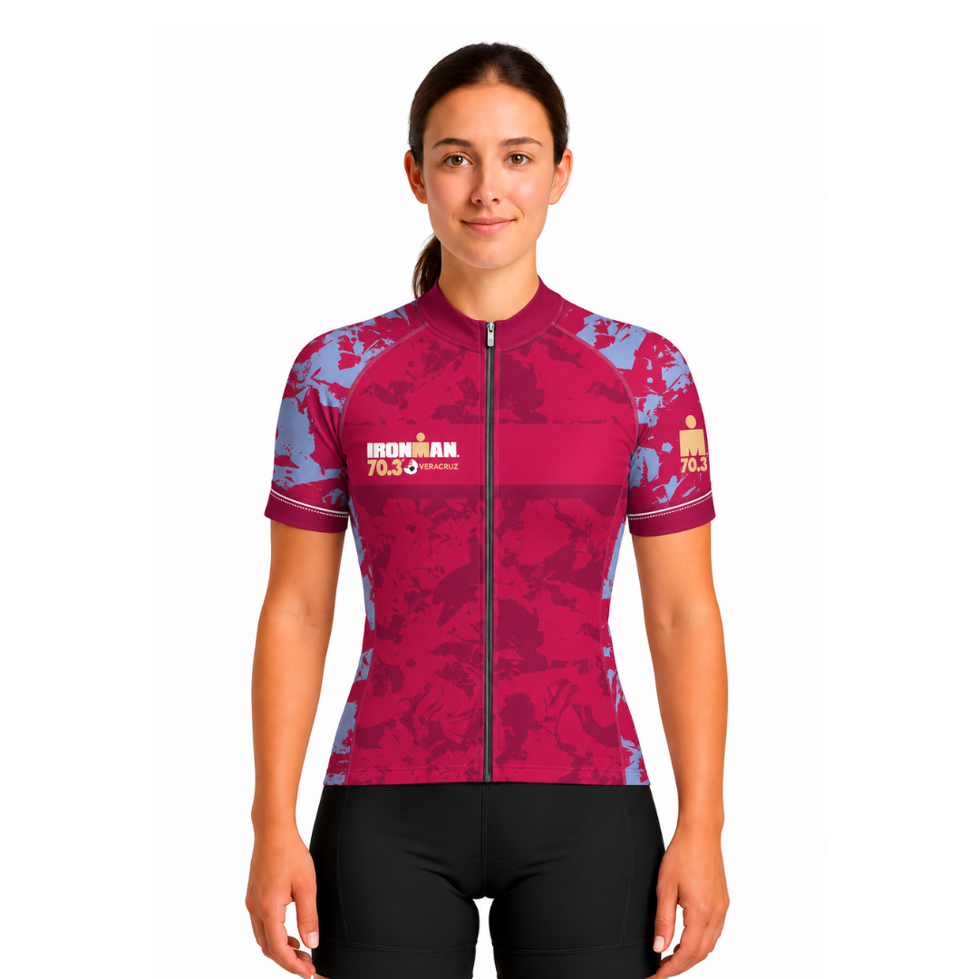 JERSEY DE CICLISMO ROSA VERACRUZ 2026 WOMAN