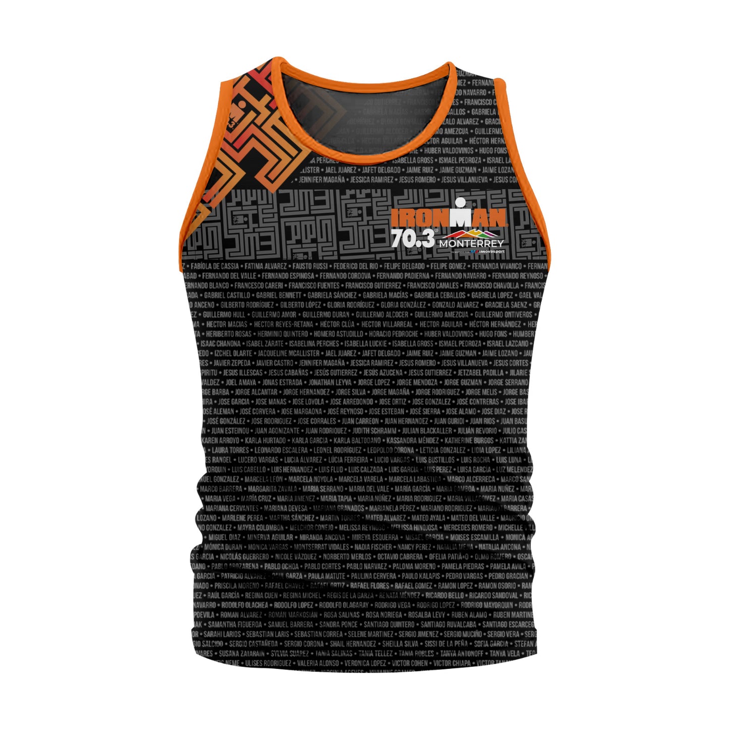 Tech Tank Names Women IM 70.3 Monterrey 2025 Black