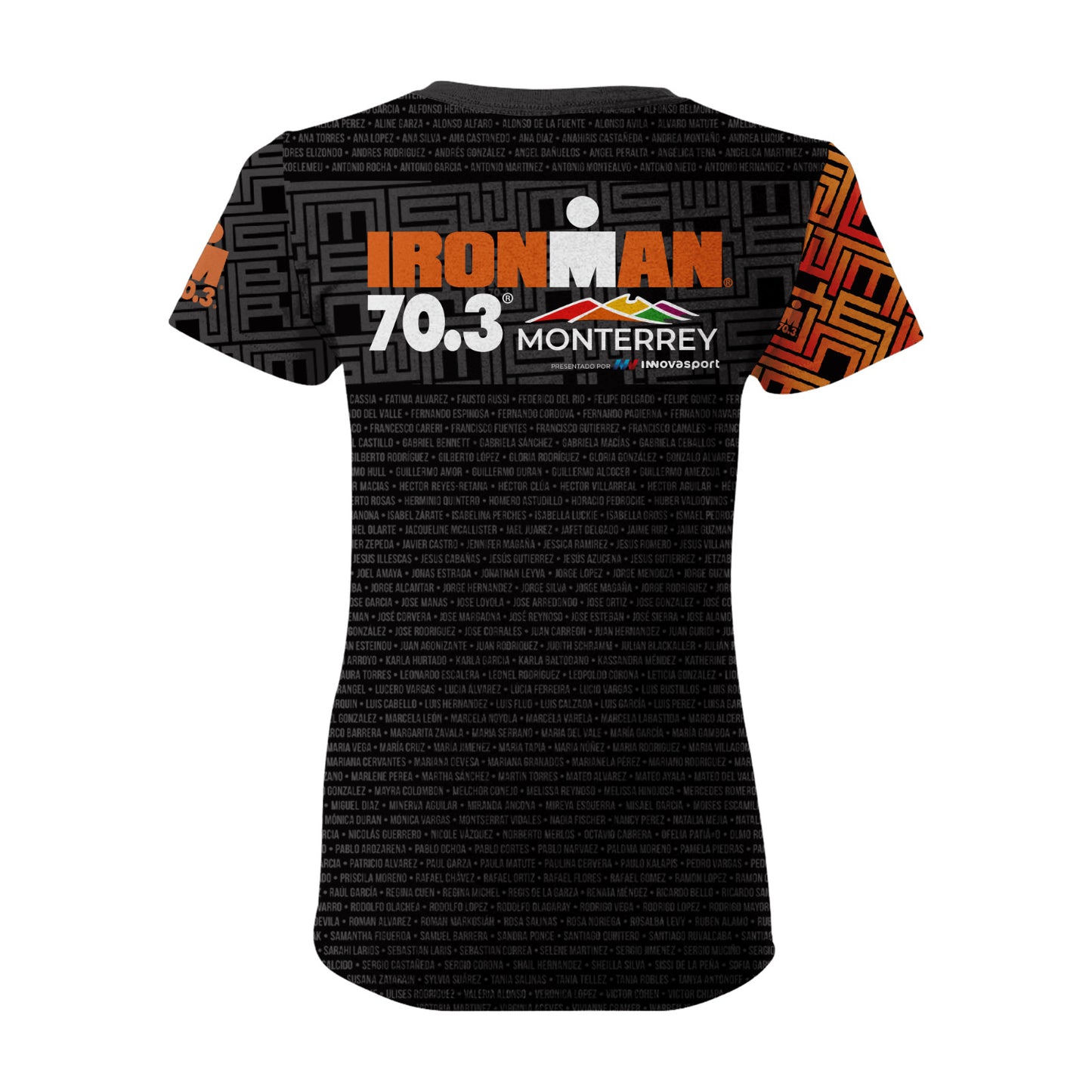 Tech Tee Names Women IM 70.3 Monterrey 2025 Black