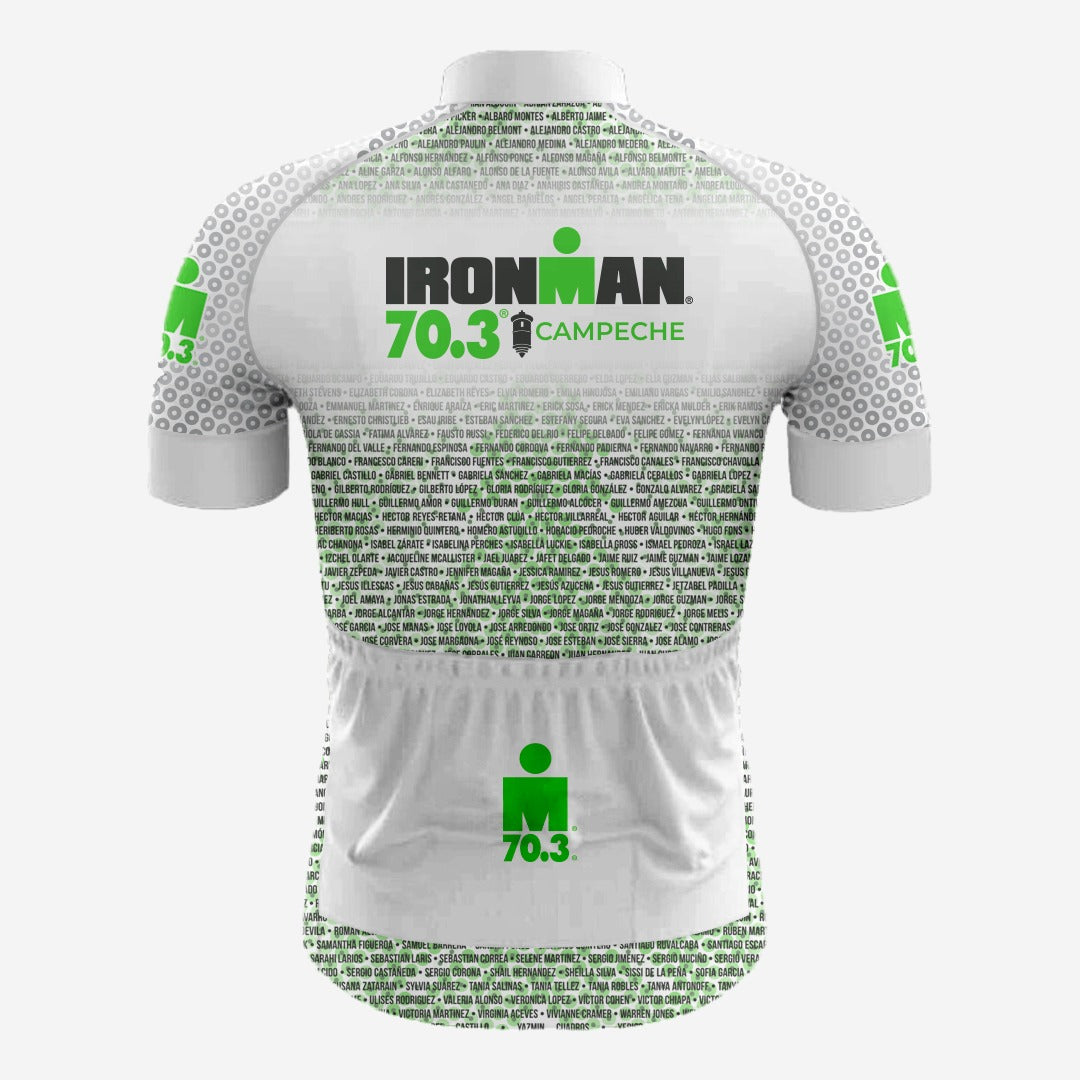 Cycling Jersey Women IM 70.3 Campeche 2025 White