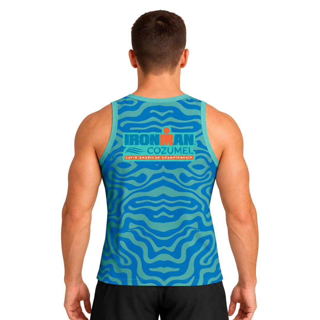 TANK TOP ACID BLUE COZUMEL 2026 MAN