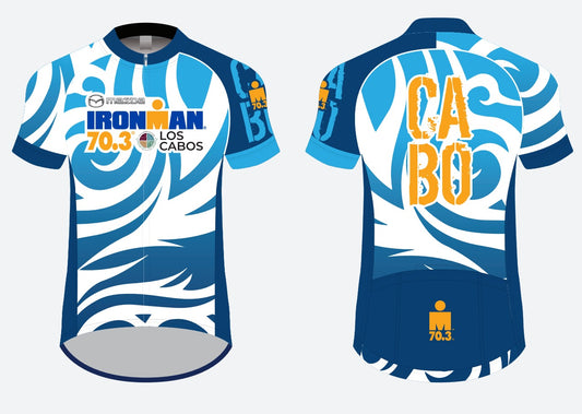 Los Cabos Men's Cycling Jersey 2023 Blue