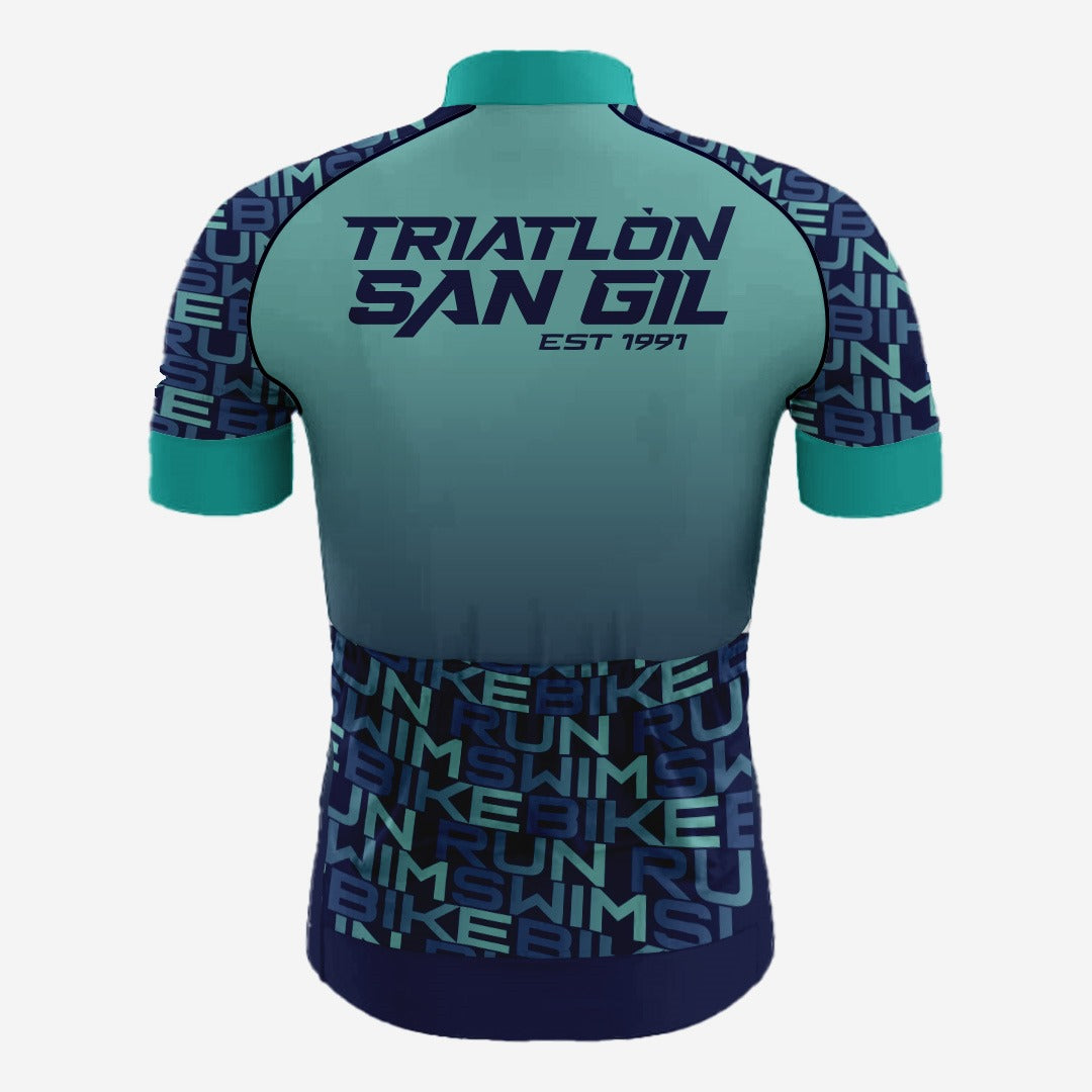 San Gil Cycling Jersey Dama Azul