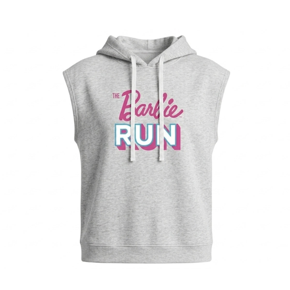 HOODIE SIN MANGAS GRIS BARBIE RUN