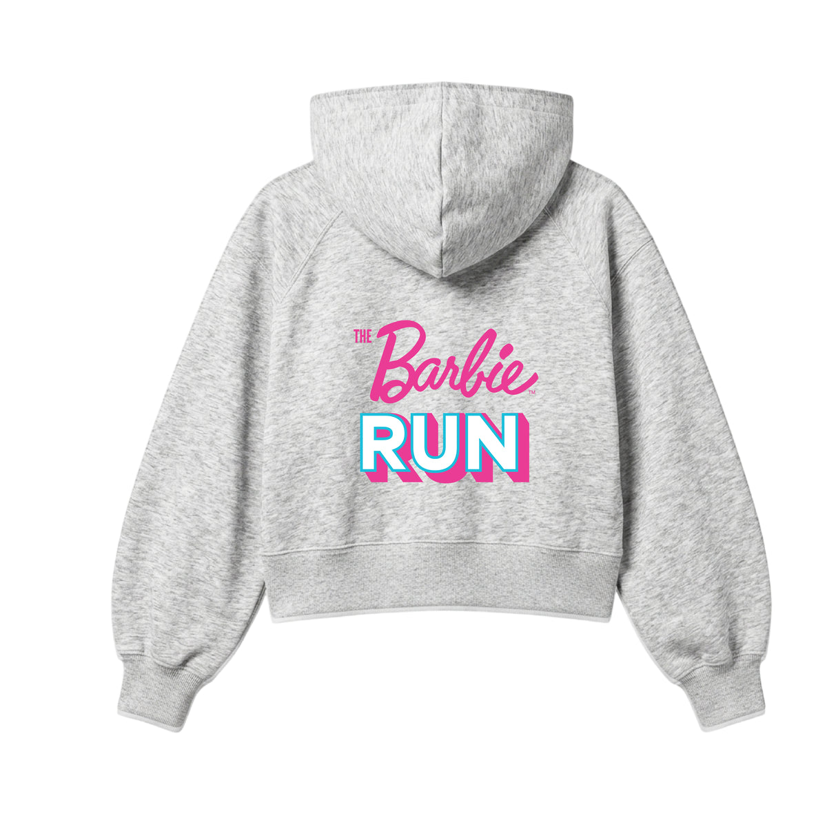HOODIE ZIPPER GRIS BARBIE RUN 2026