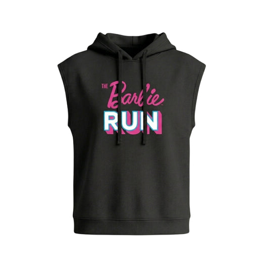 HOODIE SIN MANGAS NEGRO BARBIE RUN