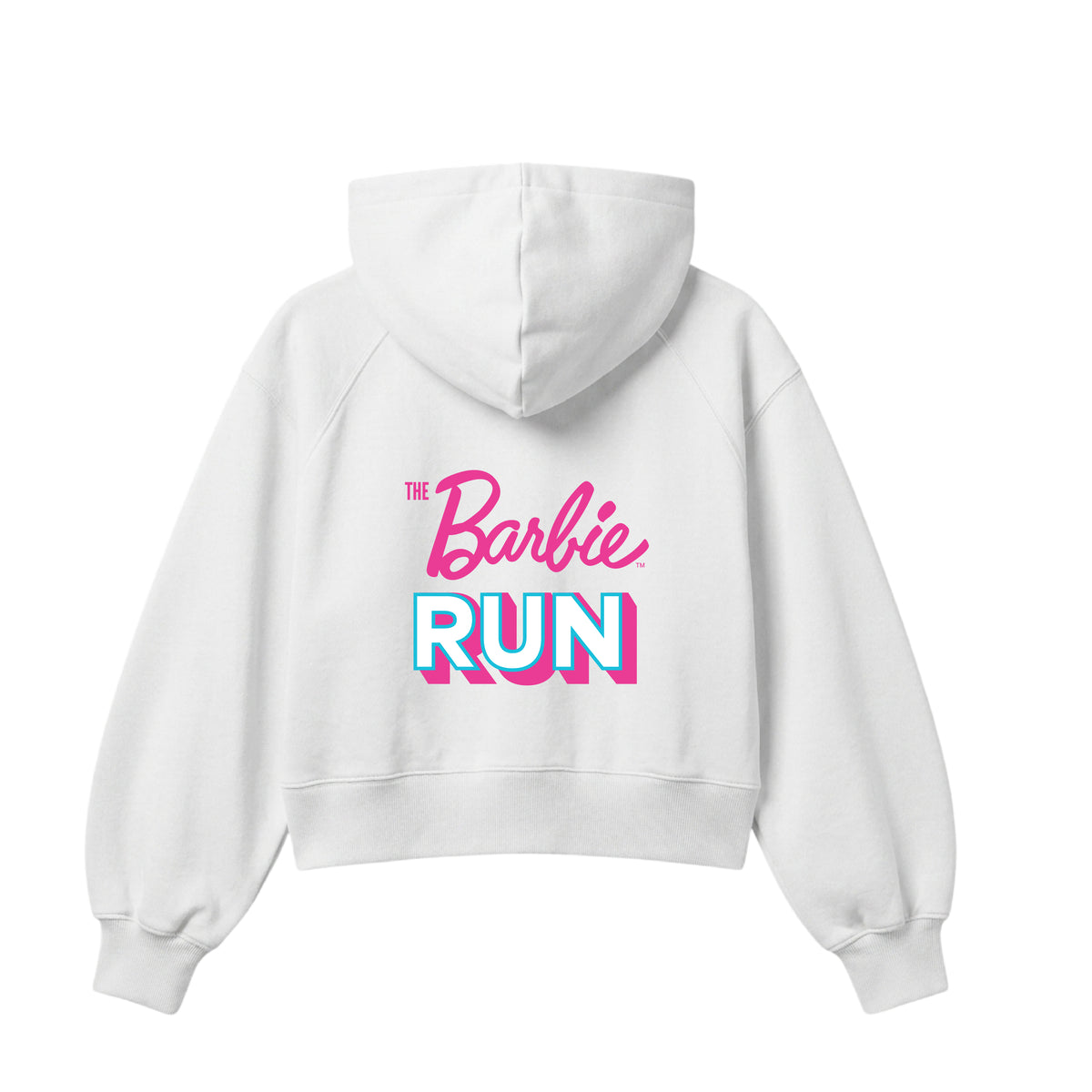 HOODIE ZIPPER BLANCO BARBIE RUN 2026