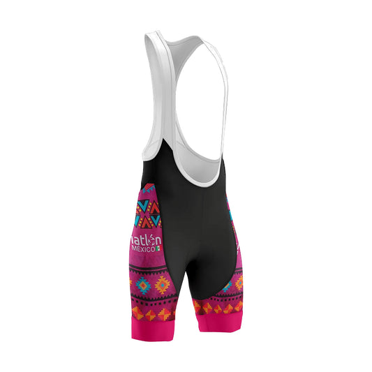 BIB SHORT ROSA TRIANGULOS  FMTRI DAMA