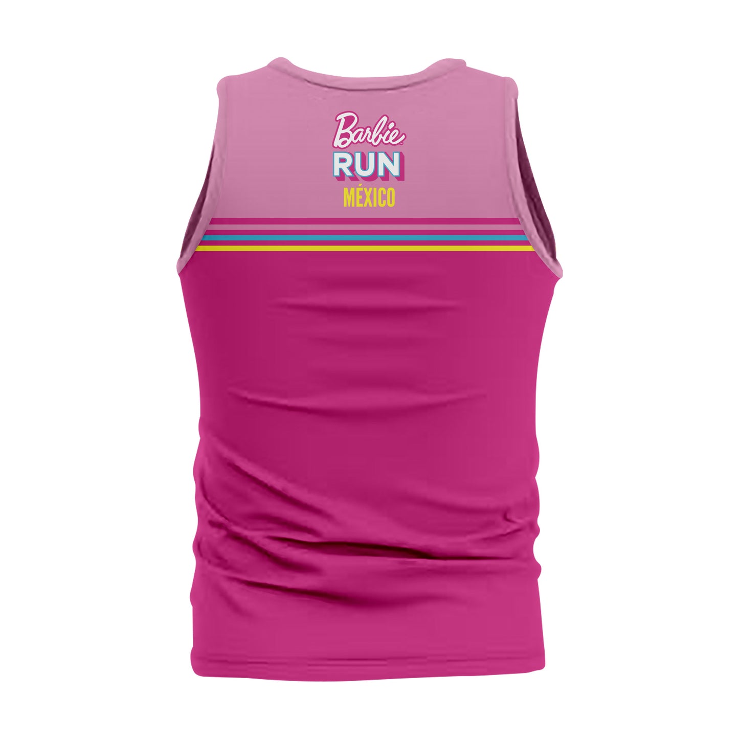 PLAYERA SIN MANGAS BARBIE ROSA CABALLERO