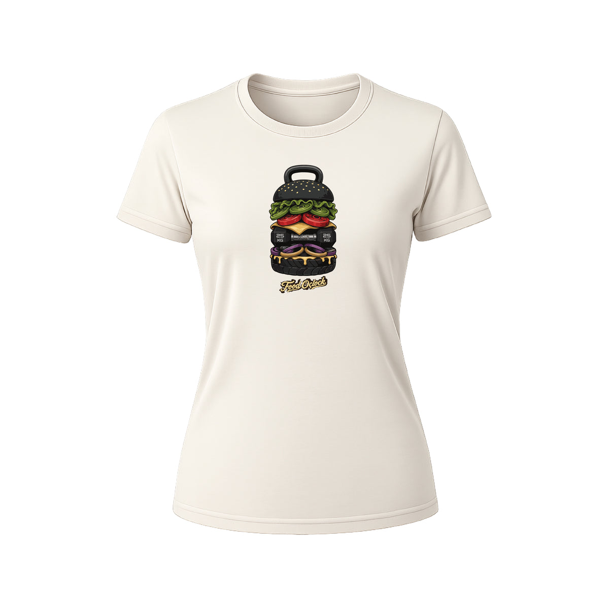 PLAYERA HAMBURGUESA BLACK CHALLENGE DAMA