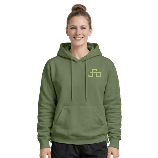 SUDADERA CON GORRO PETER SAGAN VERDE DAMA