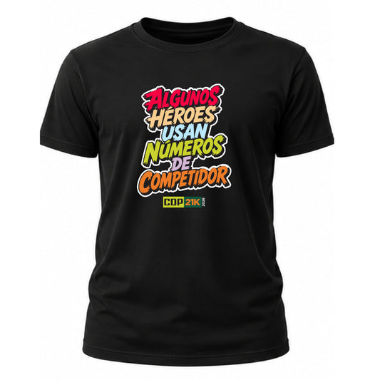 PLAYERA HEROES NEGRA DÍA DEL PADRE CABALLERO
