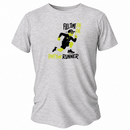 PLAYERA FULL TIME GRIS CLARO DÍA DEL PADRE CABALLERO