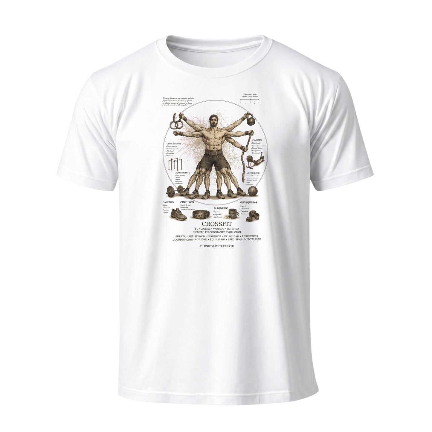 PLAYERA VITRUVIO BLACK CHALLENGE CABALLERO