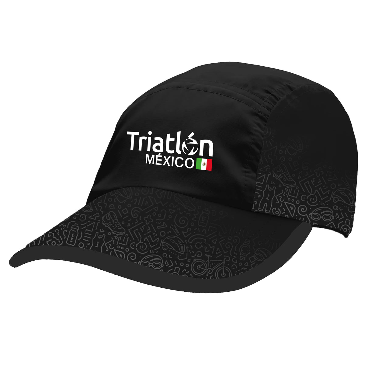 GORRA TRIATLÓN NEGRO