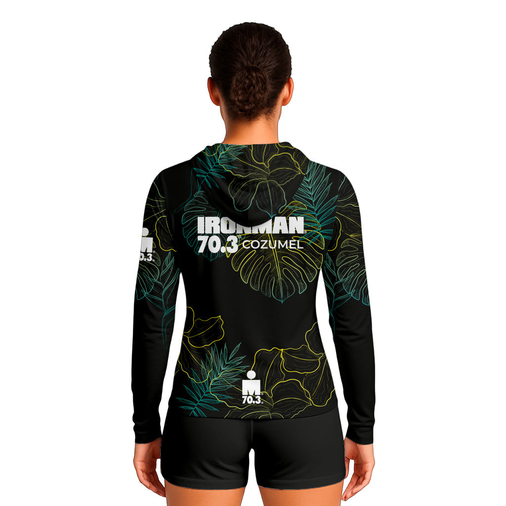 BLACK LIGHT HOODIE IM 70.3 COZUMEL 2026 WOMAN