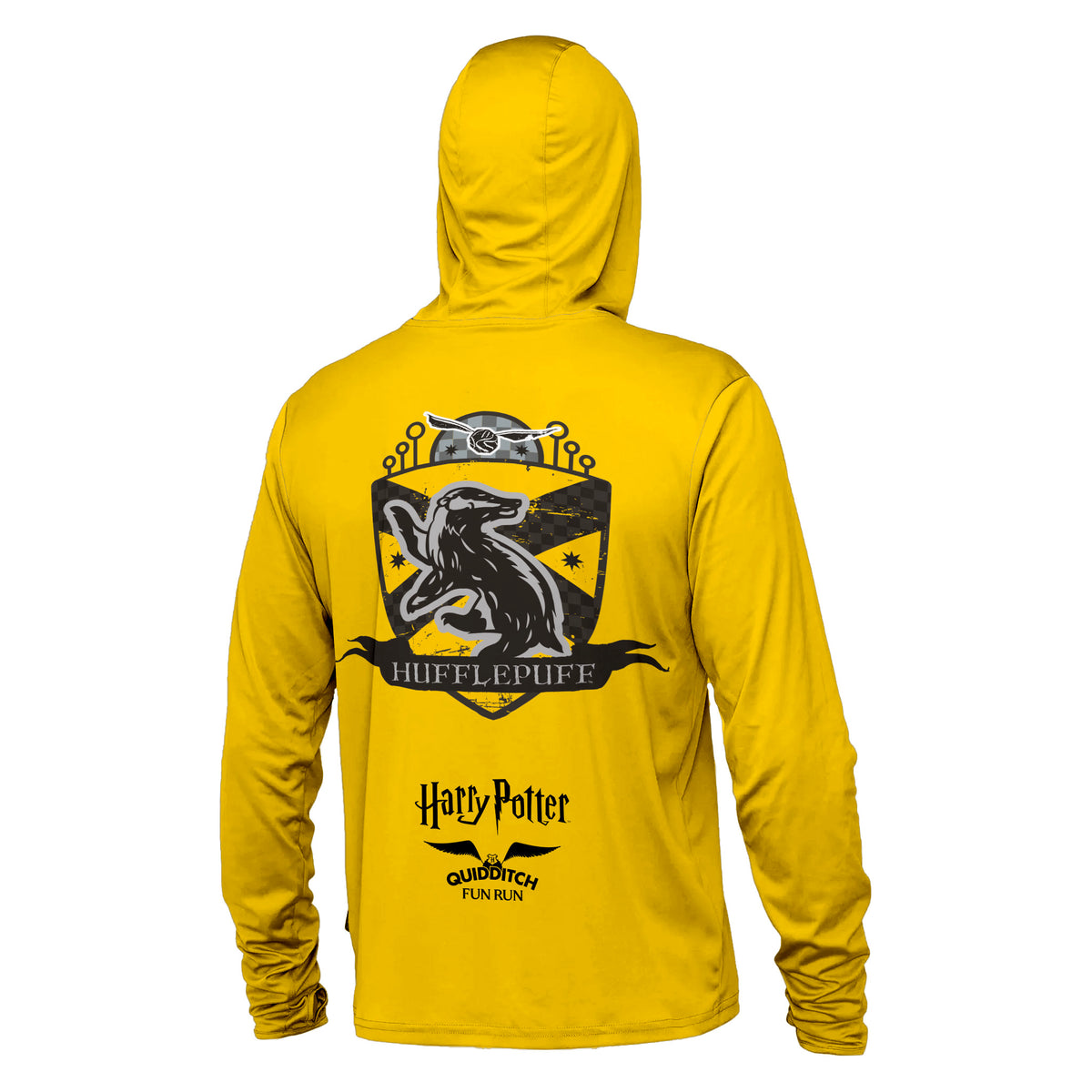 SUDADERA LIGERA HUFFLEPUFF AMARILLA CABALLERO