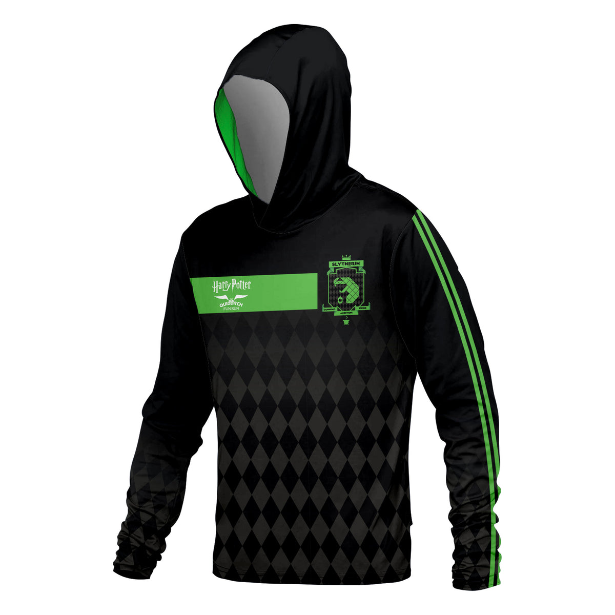 SUDADERA LIGERA SLYTHERIN NEGRA CABALLERO
