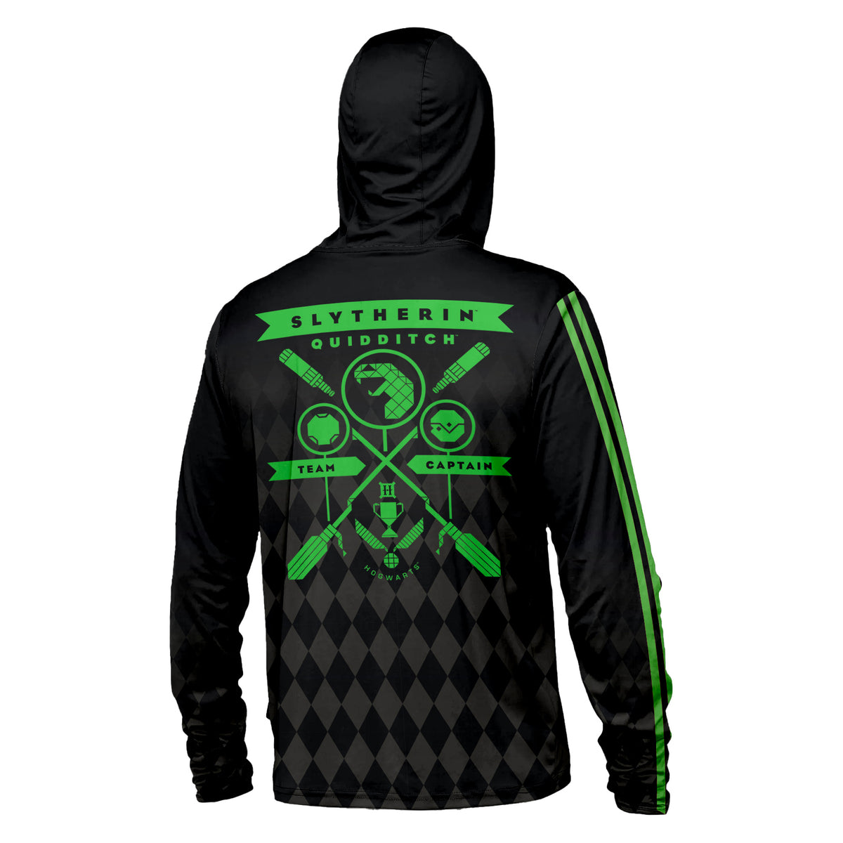 SUDADERA LIGERA SLYTHERIN NEGRA CABALLERO