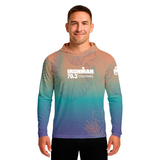 PEACH LIGHT HOODIE IM 70.3 COZUMEL 2026 MAN